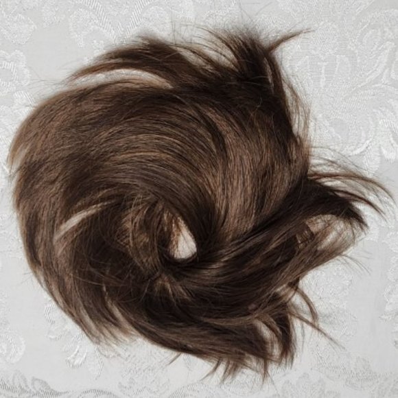 JuvaBun Straight Bun - Medium Brown Color - Picture 4 of 6